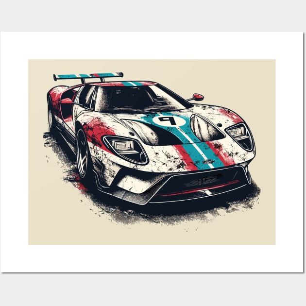 Ford GT40 Wall Art by Vehicles-Art